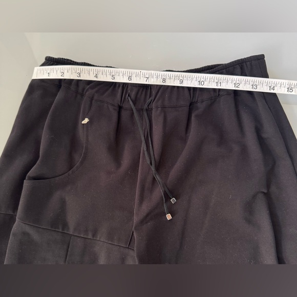 Oblique Creations Wide-Leg Jogger Pants – Black – Made in Italy – Size 0 - Picture 4 of 6